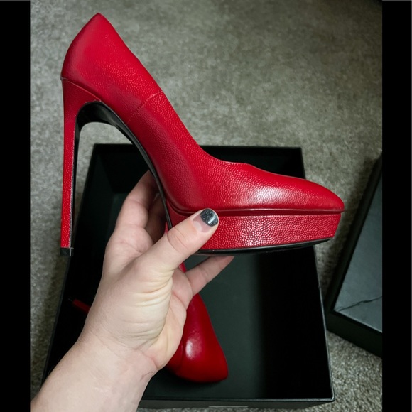 Like New Red YSL Pumps - Picture 7 of 9
